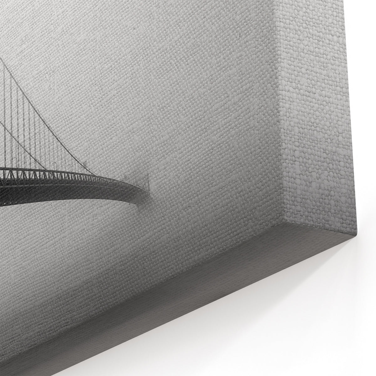 Detroit Wall Art - Minimalist Detroit Bridge Photography Print