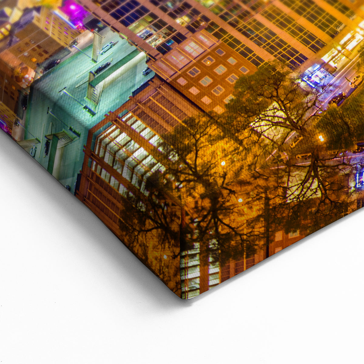 Charlotte Night Skyline – Vibrant Cityscape Photography Wall Art