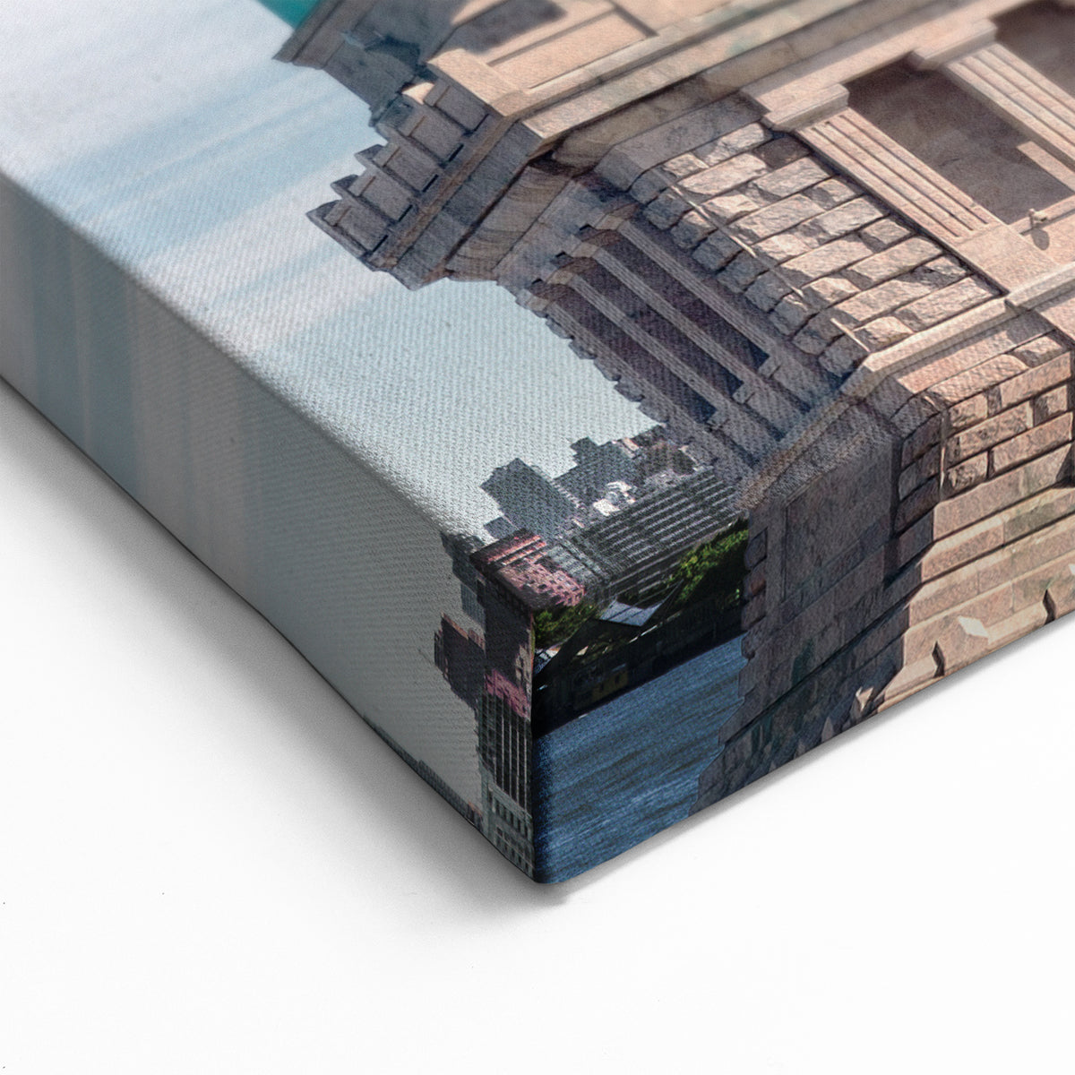 New York City Wall Art – Statue of Liberty with Skyline Landmark Decor