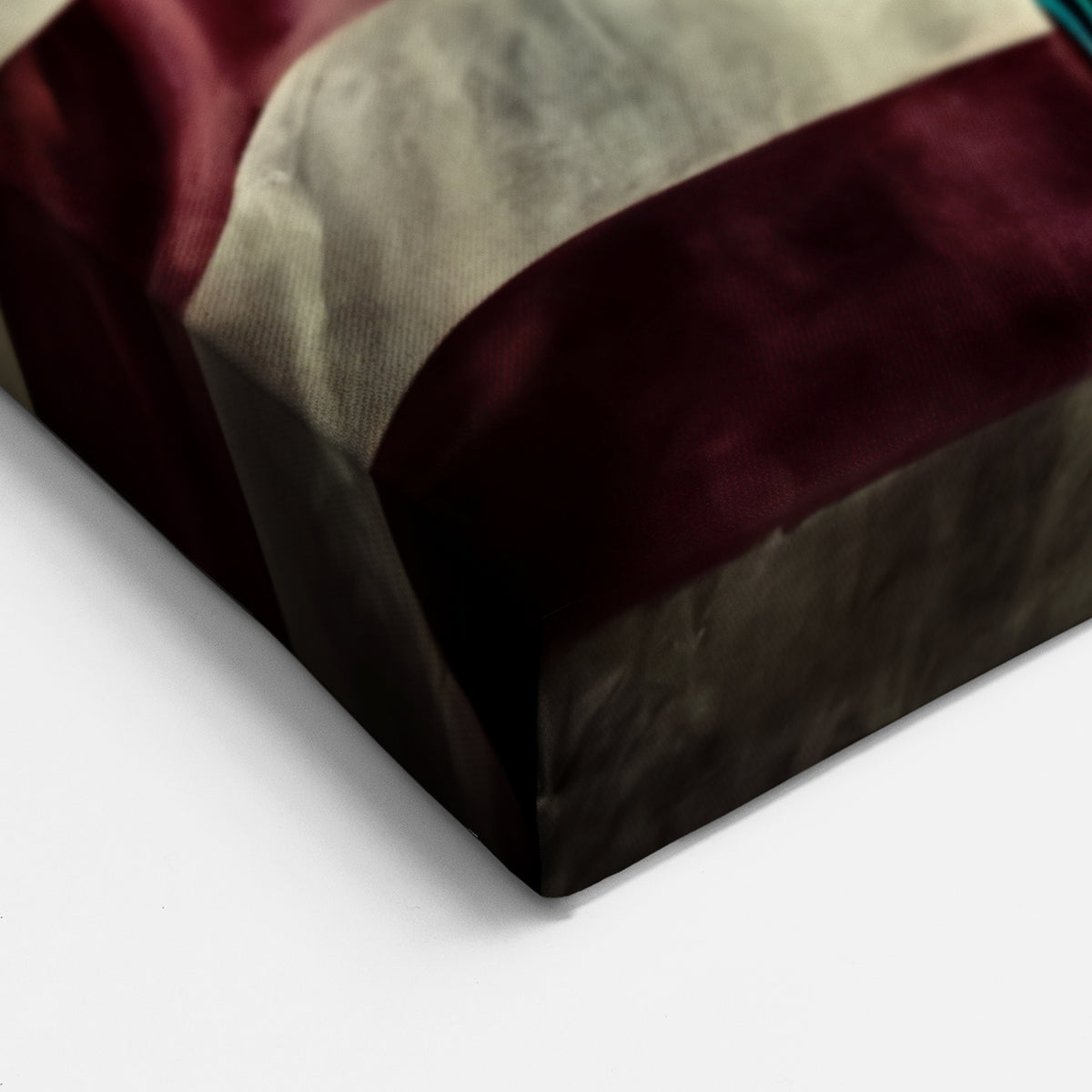 Patriotic Statue of Liberty Art - New York City Wall Decor with Flag