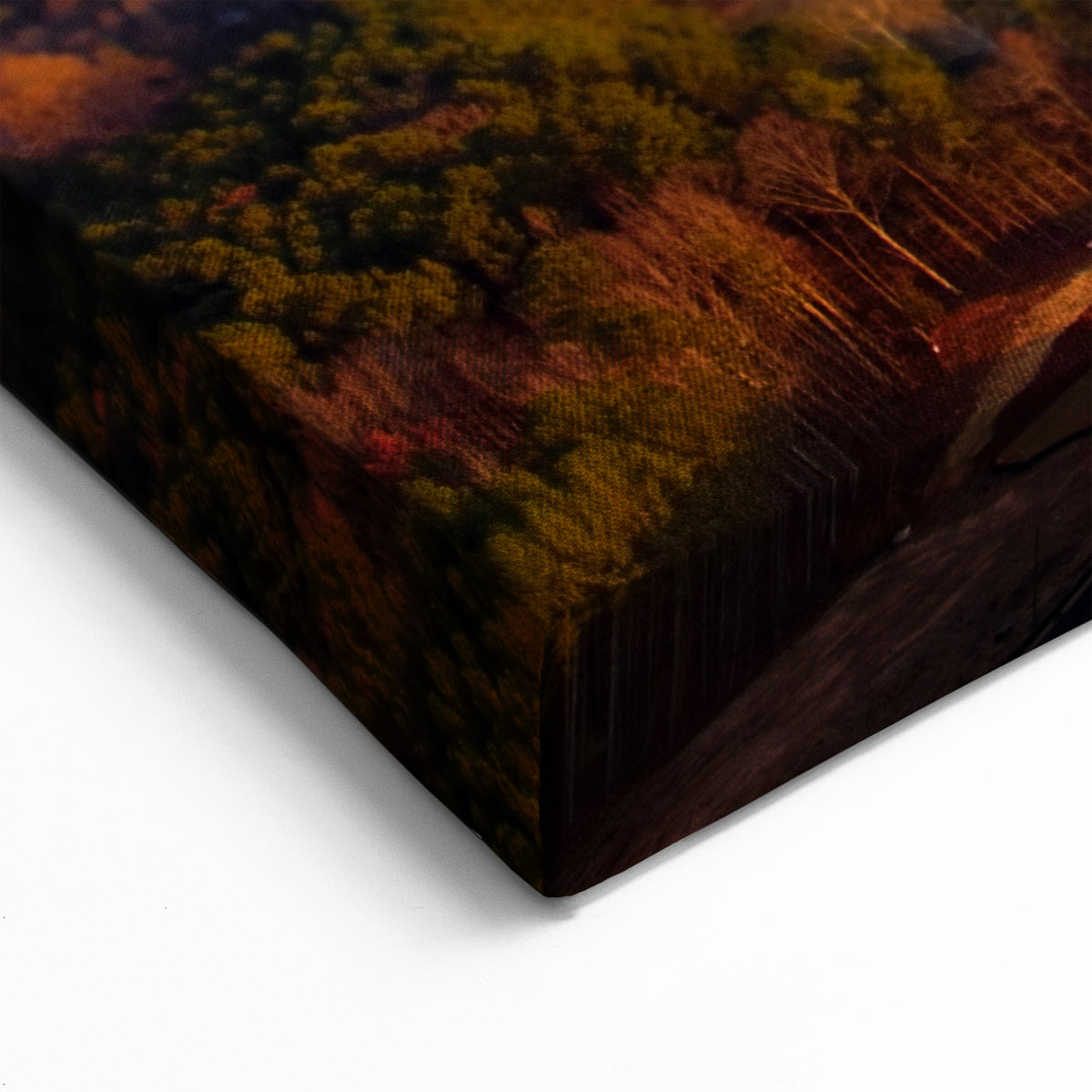 Durham Wall Art - North Carolina Scenic Sunset Over Suburban Landscape