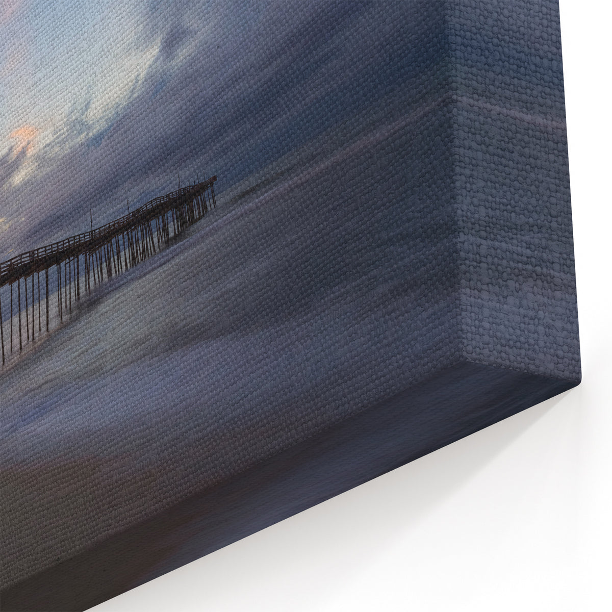 Cape Hatteras Art – Peaceful Pier at Dusk Coastal Photography Print