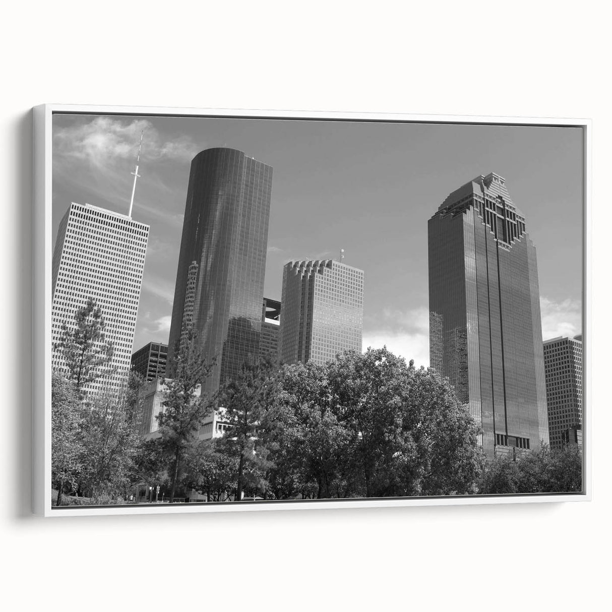 Vintage poster art featuring a colorful abstract design on a black background, printed on extra large canvas.