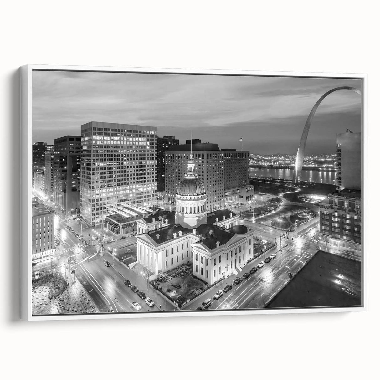 Vintage poster art featuring a colorful abstract design on a black background, printed on extra-large canvas.