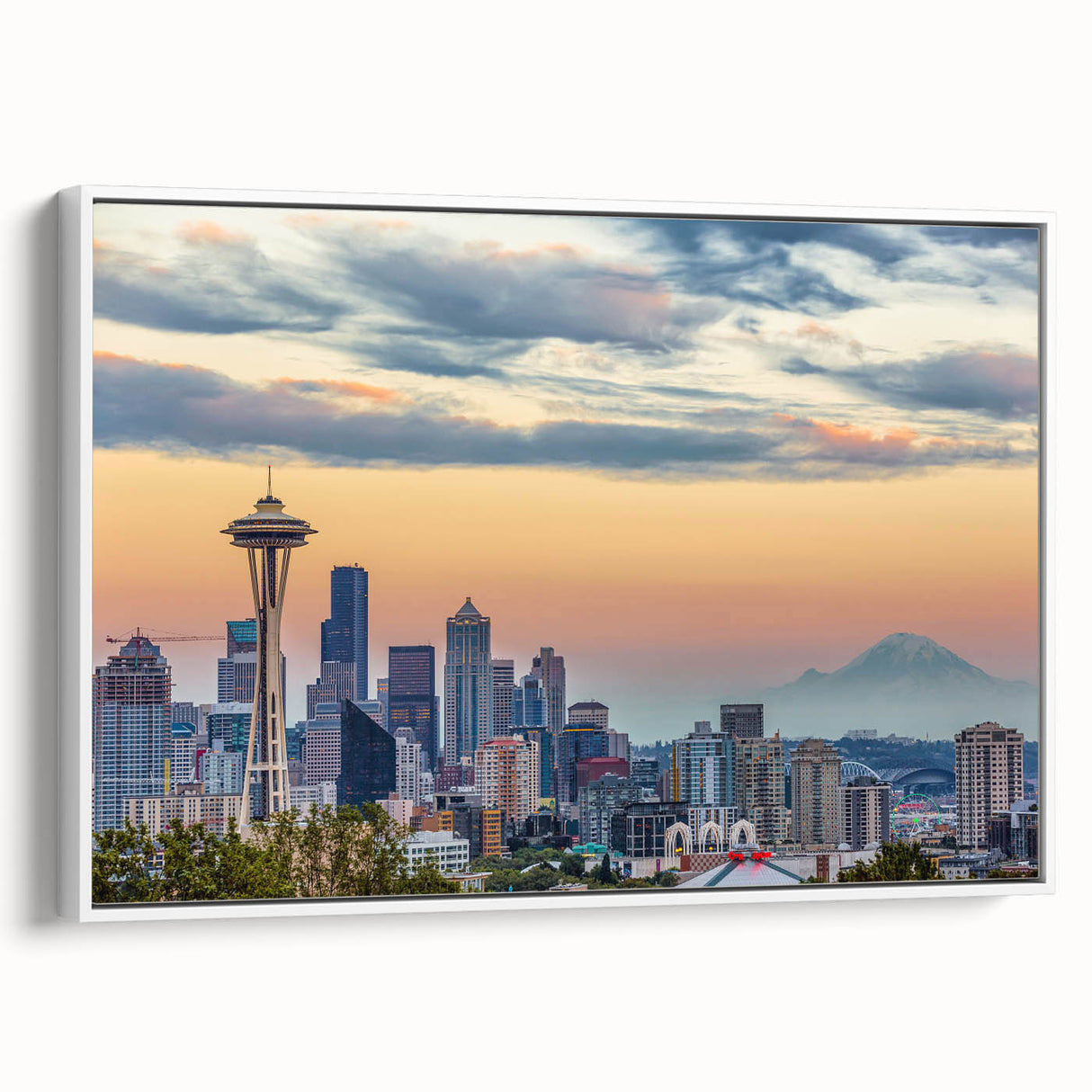 Vintage poster art featuring a colorful abstract design on a black background, printed on extra large canvas.