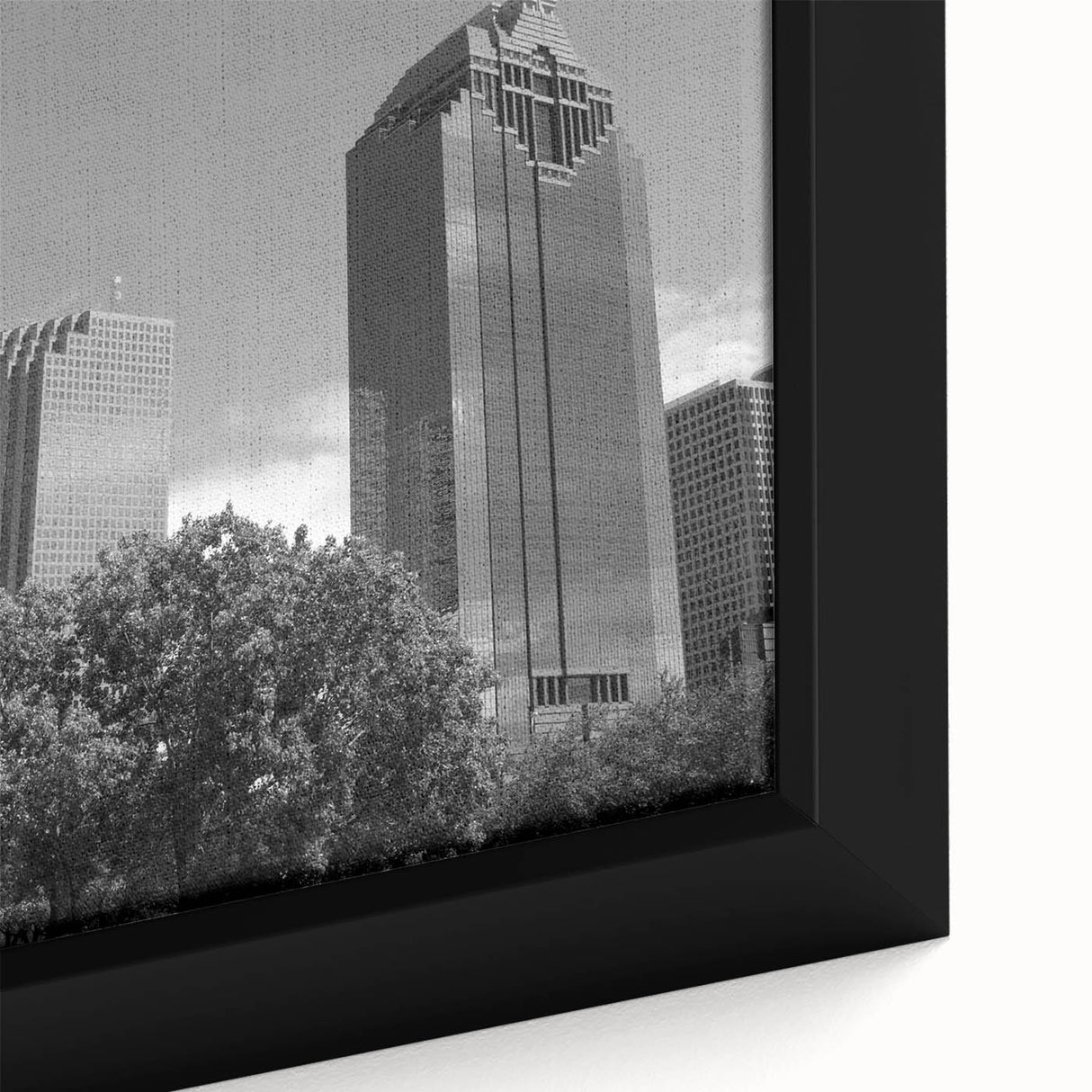 Extra large black wall art featuring textured, colorful abstract design on canvas, ideal for living room decor.