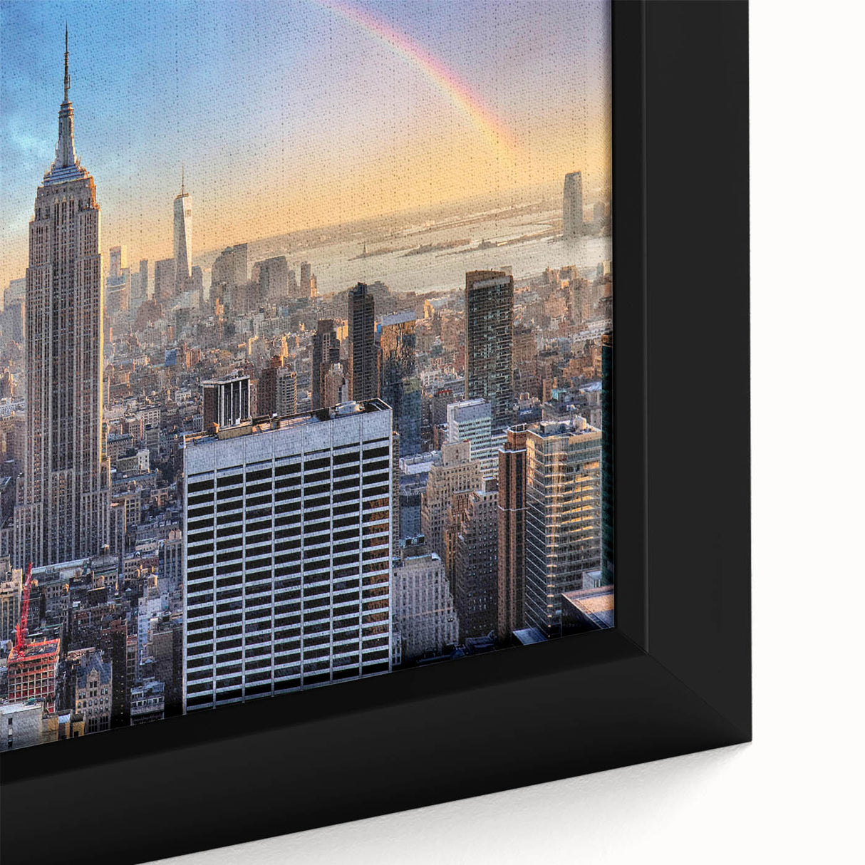 Extra large black wall art featuring a textured abstract design with colorful accents, ideal for living room decor.