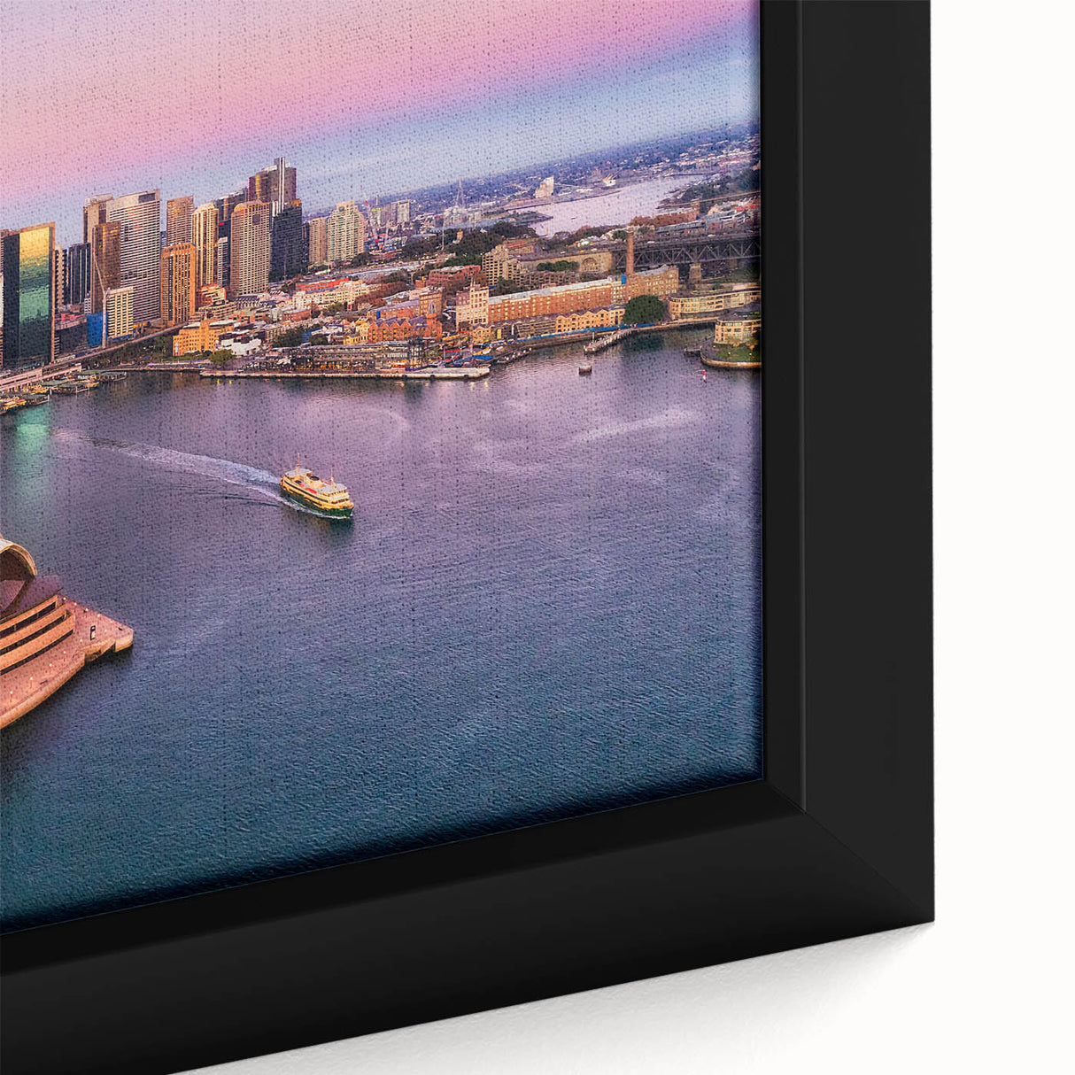 Extra large black wall art featuring colorful, textured abstract design on canvas, suitable for living room decor.