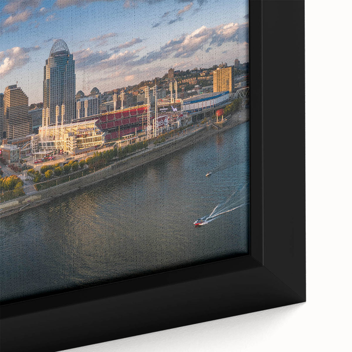 Extra large black wall art featuring a textured abstract design with colorful accents on canvas, ideal for living room decor.