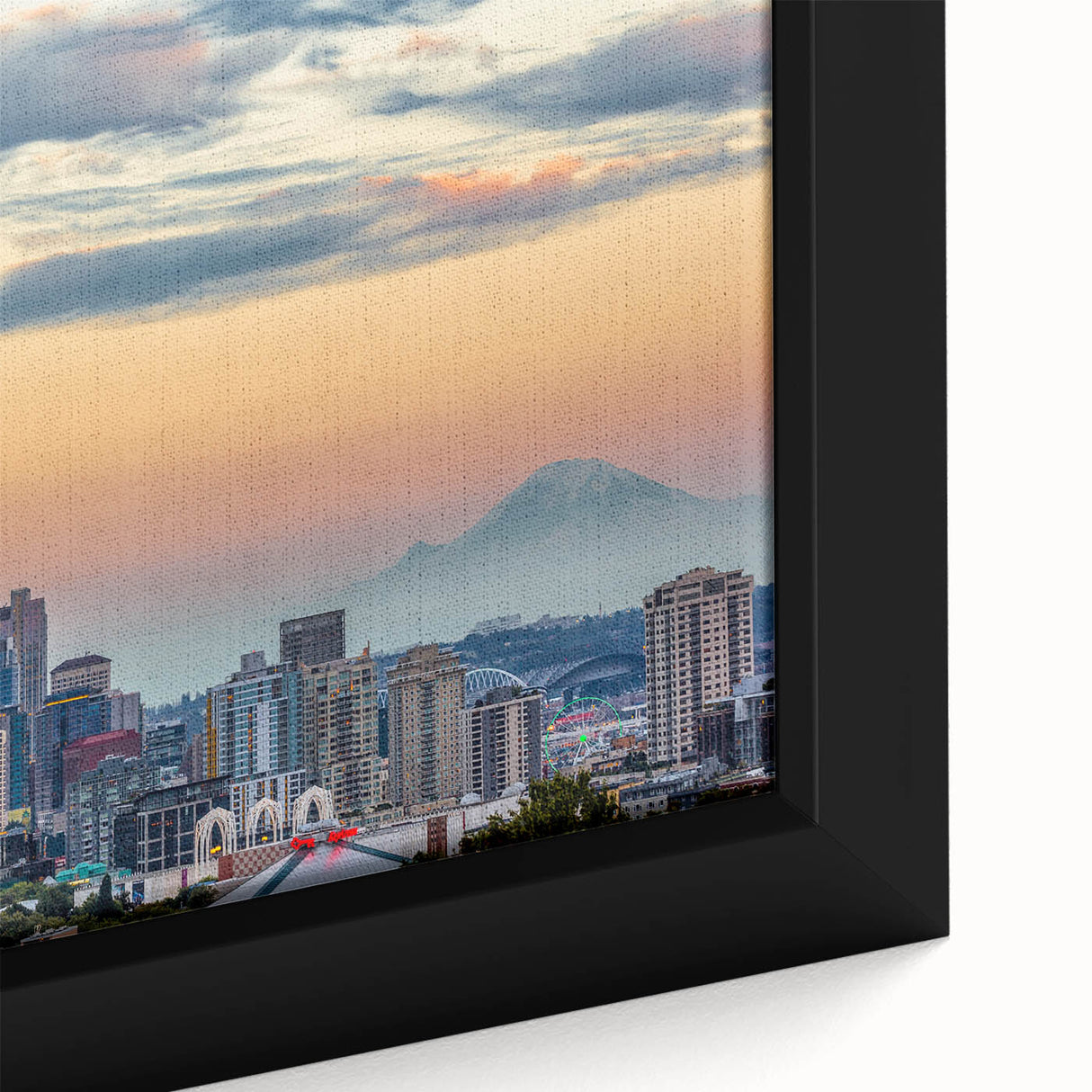 Extra large black wall art featuring a textured abstract design with colorful accents, ideal for living room decor.