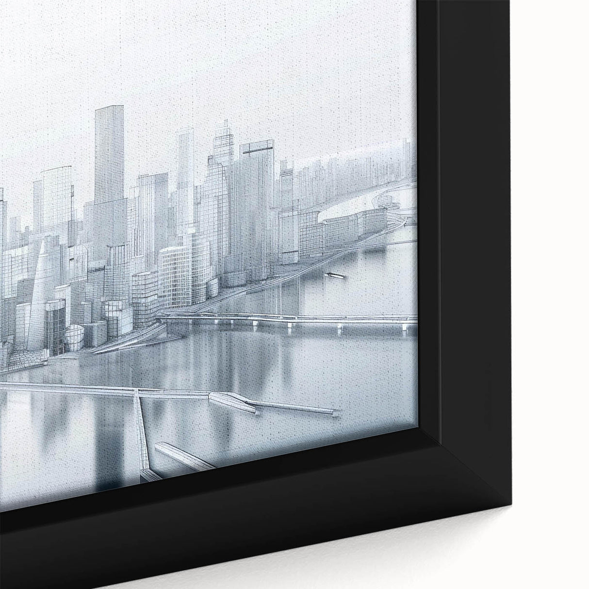 Extra large black wall art featuring a textured, colorful abstract design on canvas, ideal for living room decor.