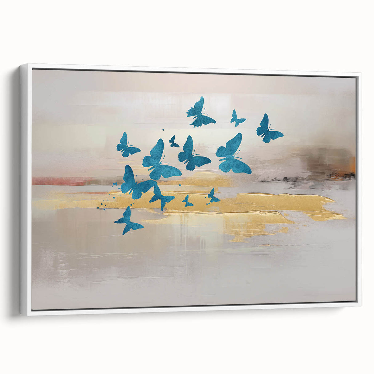 Vibrant African wall art canvas print showcasing three detailed tribal masks with geometric patterns, rolled for easy shipping and display.