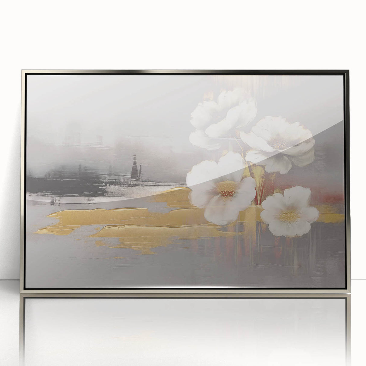 Colorful abstract wall art canvas featuring vibrant geometric patterns and organic shapes, ideal for modern home decor. Perfectly rolled and securely packaged in a protective tube.