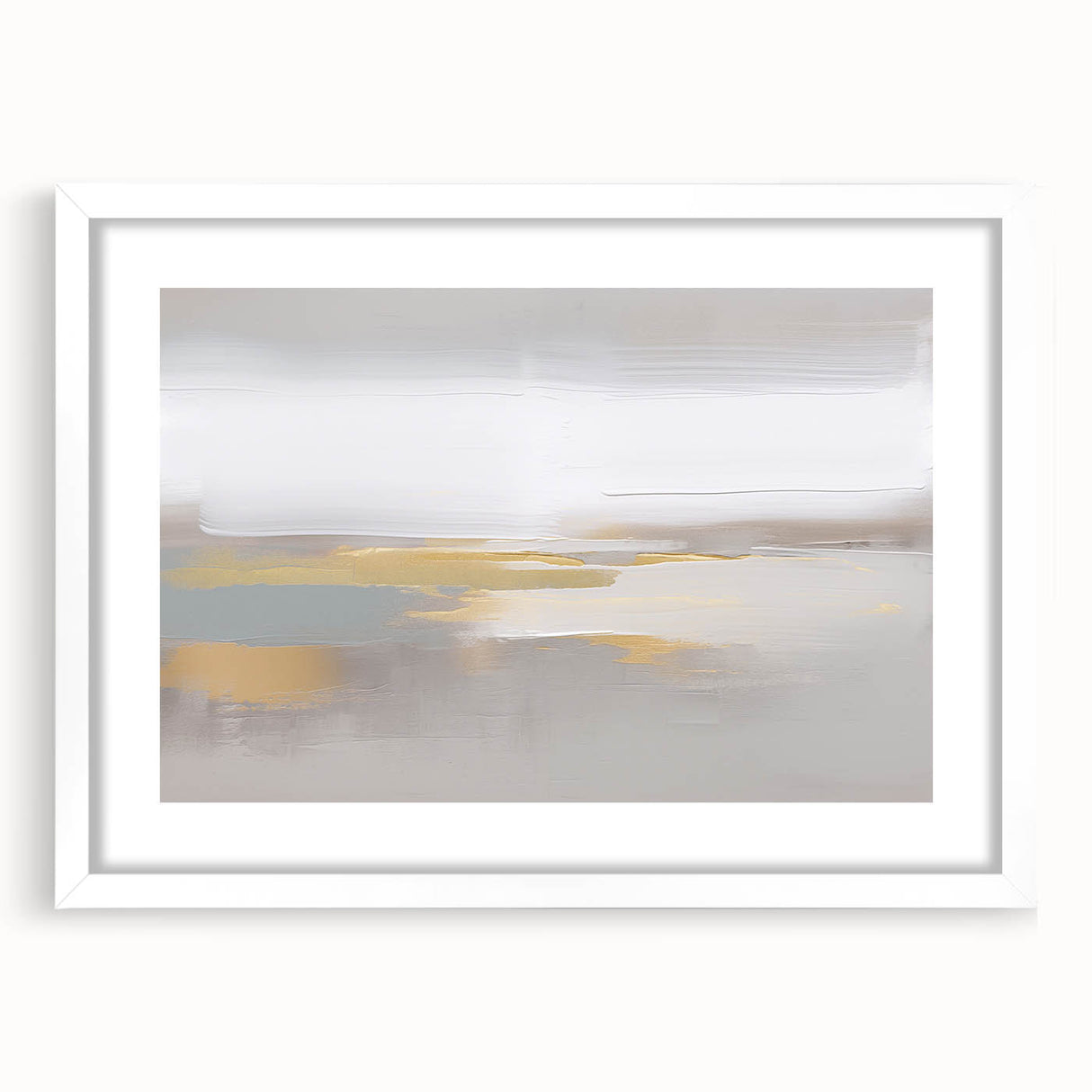 Colorful abstract wall art print showcasing vibrant brush strokes and geometric shapes, perfect for modern decor or art enthusiasts.