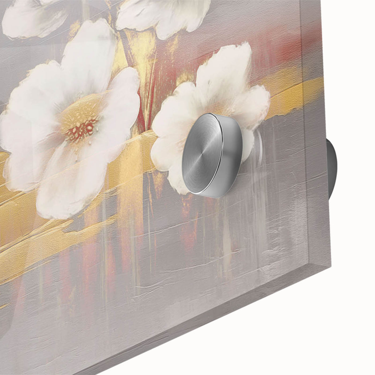 Vibrant abstract wall art print showcasing bold colors and geometric shapes, ideal for modern decor. Rolled canvas packed securely in a protective tube.