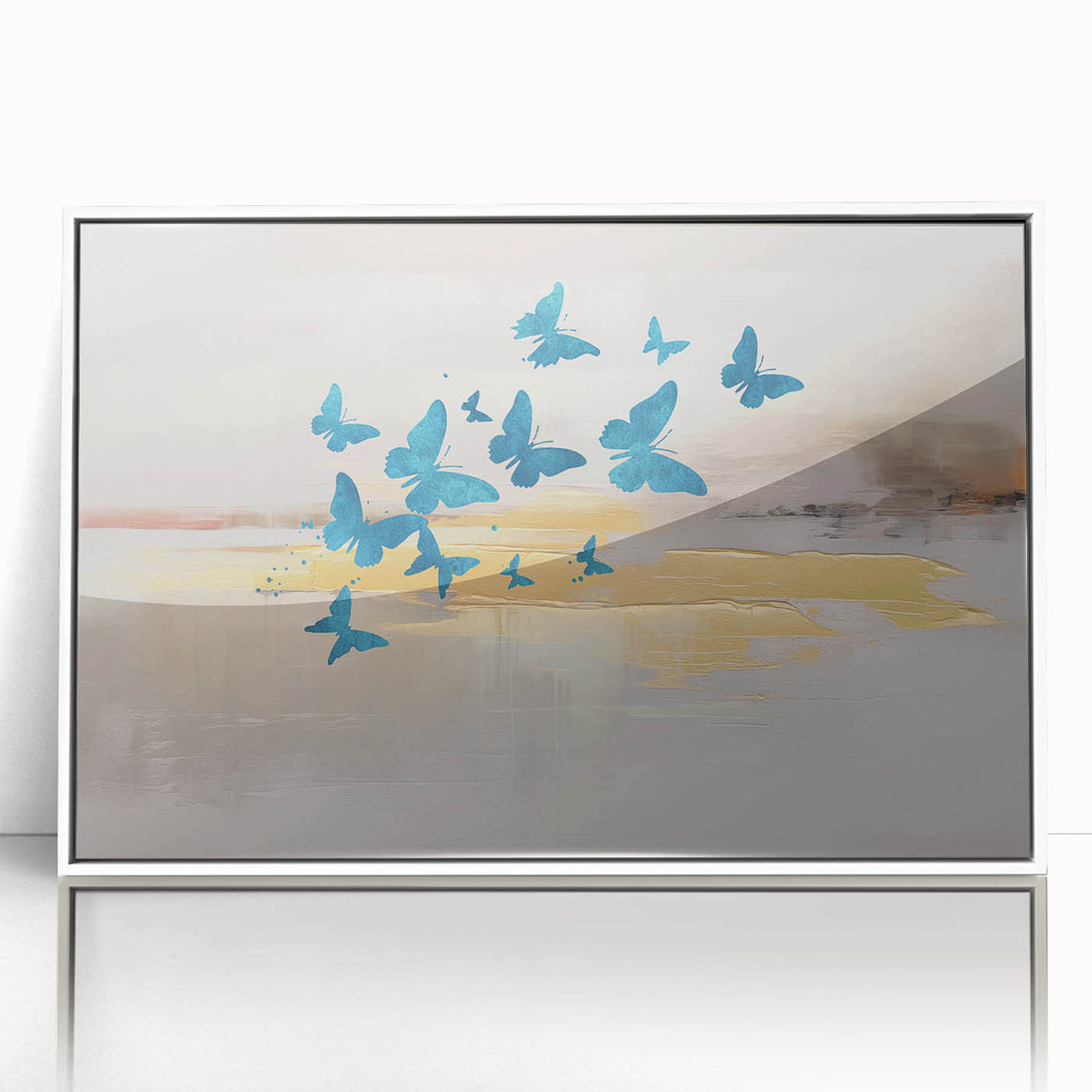 Vibrant abstract canvas artwork showcasing bold colors and geometric shapes, perfect for modern home decor and artistic expression.