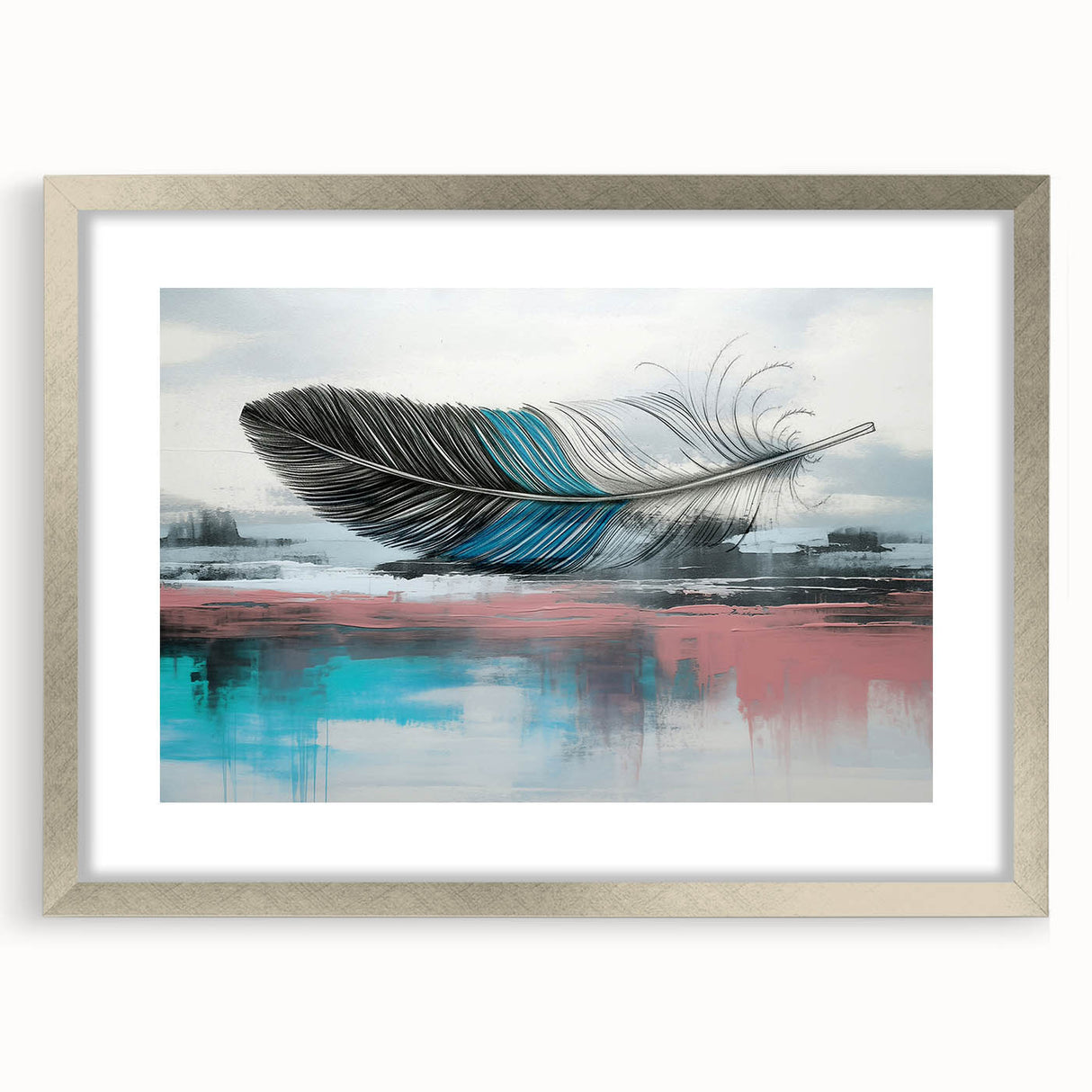 Abstract canvas artwork featuring vibrant colors and geometric patterns, ideal for modern home decor. The design evokes a sense of energy and creativity.