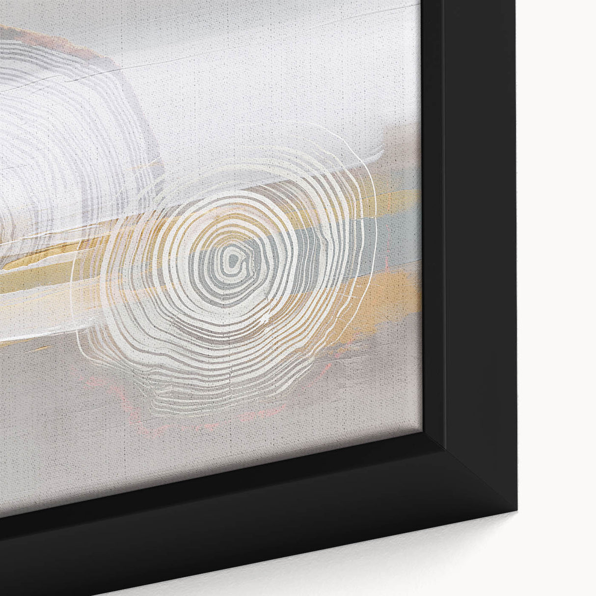 Abstract wall art canvas showcasing vibrant blue and orange swirls, perfect for modern decor, enhancing any living space's aesthetic appeal.