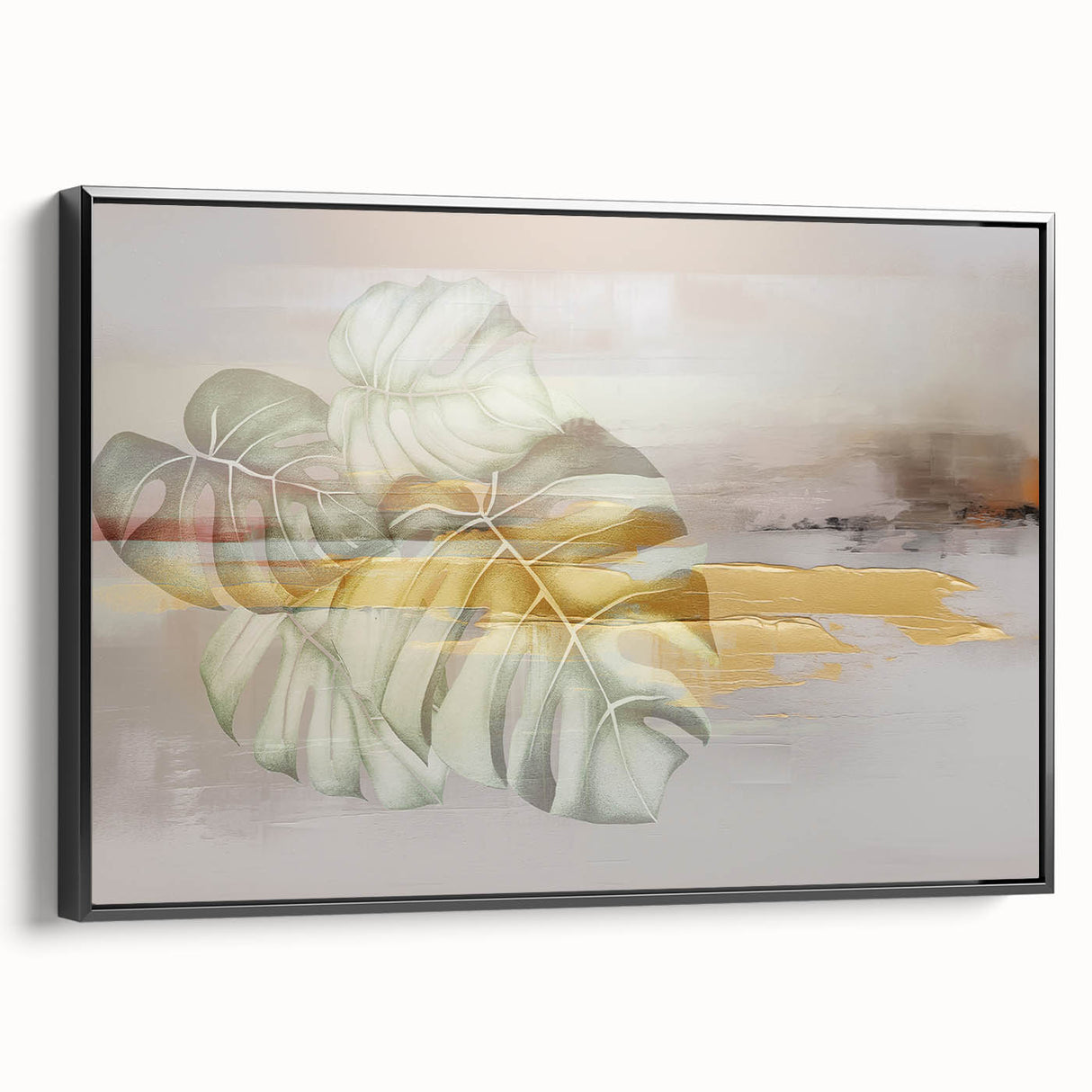 Vibrant abstract wall art canvas print showcasing bold colors and dynamic shapes, ideal for modern home decor or gallery display.