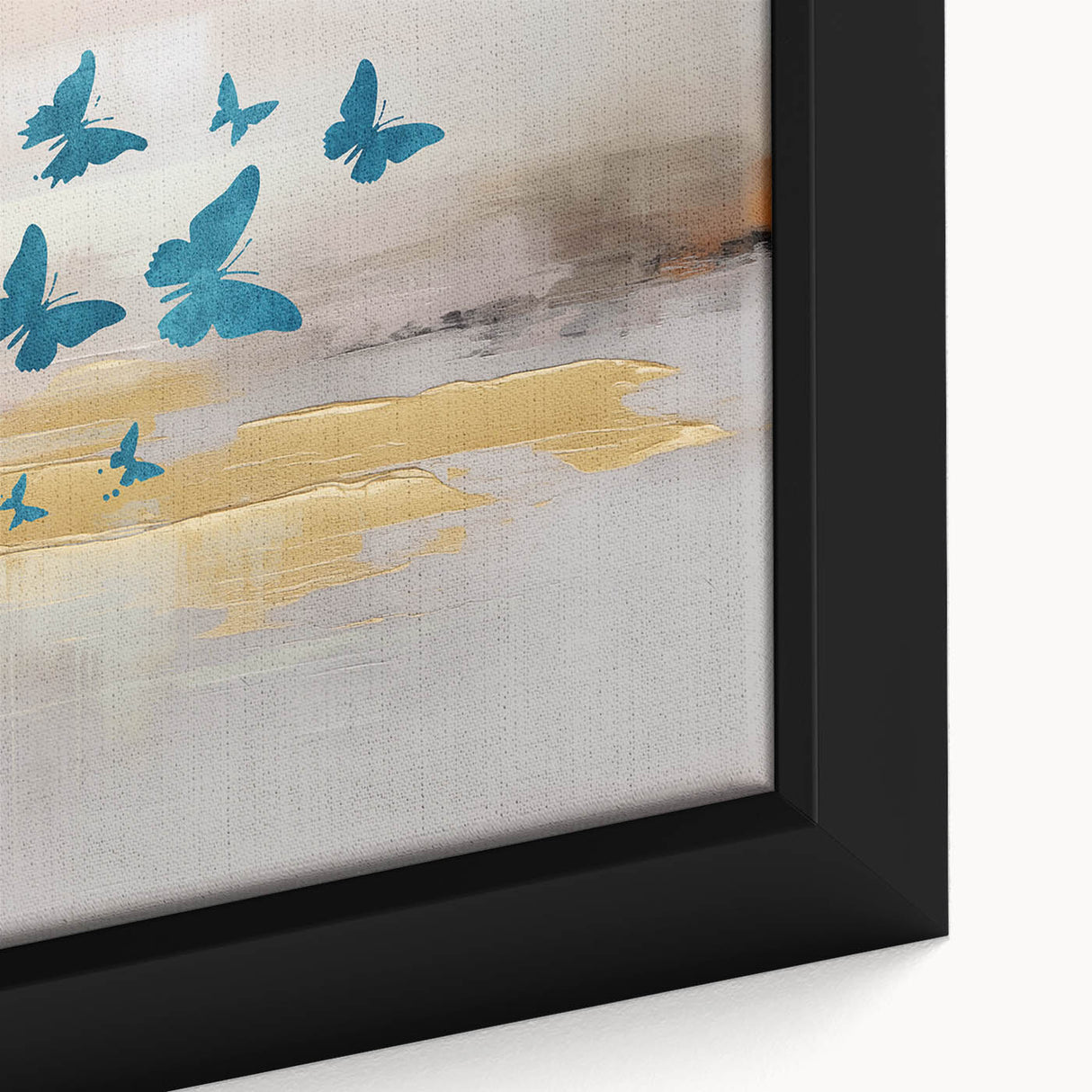 Abstract wall art canvas print showcasing vibrant colors and dynamic shapes, perfect for modern home decor or gallery display.