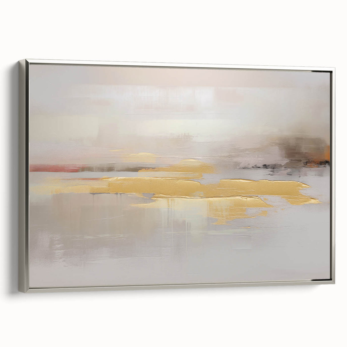 Abstract wall art print showcasing vibrant splashes of color and dynamic shapes, perfect for modern home decor and artistic expression.