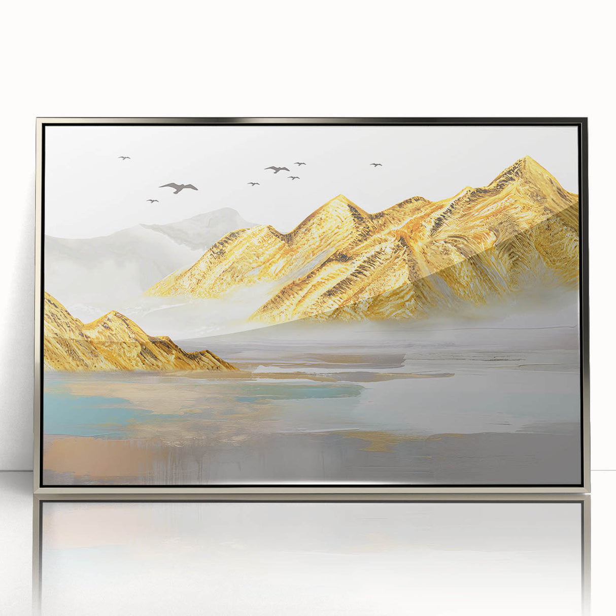 Abstract wall art canvas print showcasing vibrant colors and fluid shapes, perfect for modern home decor and artistic expression.