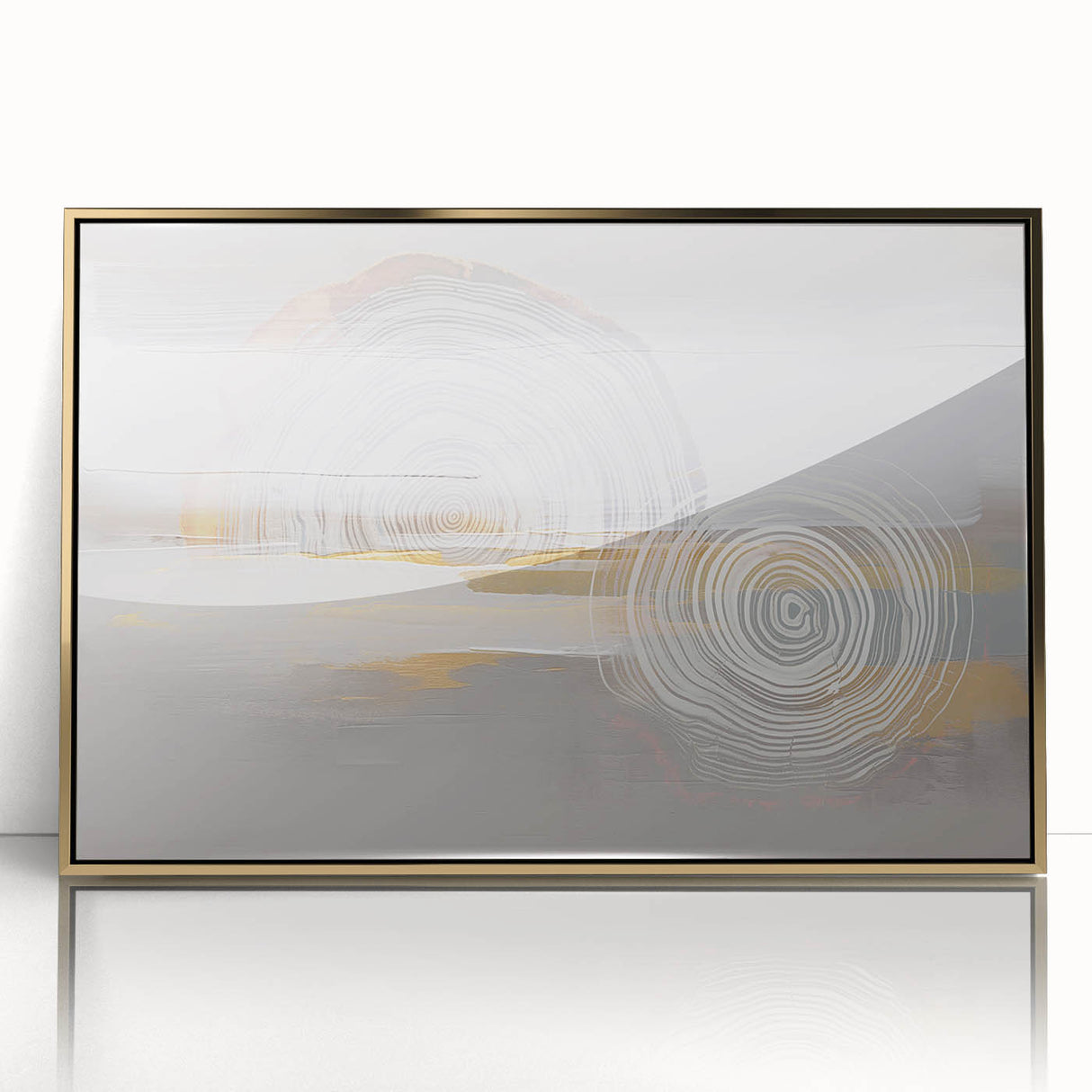 Colorful abstract canvas art print showcasing vibrant swirls of blue, orange, and yellow, perfect for modern home decor and art enthusiasts.