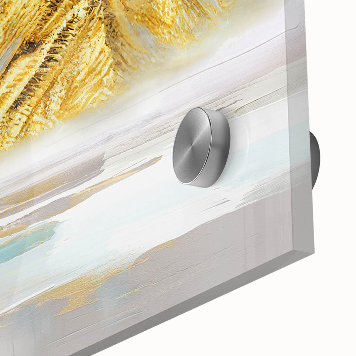 Abstract canvas art print showcasing vibrant colors and dynamic shapes, ideal for modern decor, with a textured finish for visual depth.