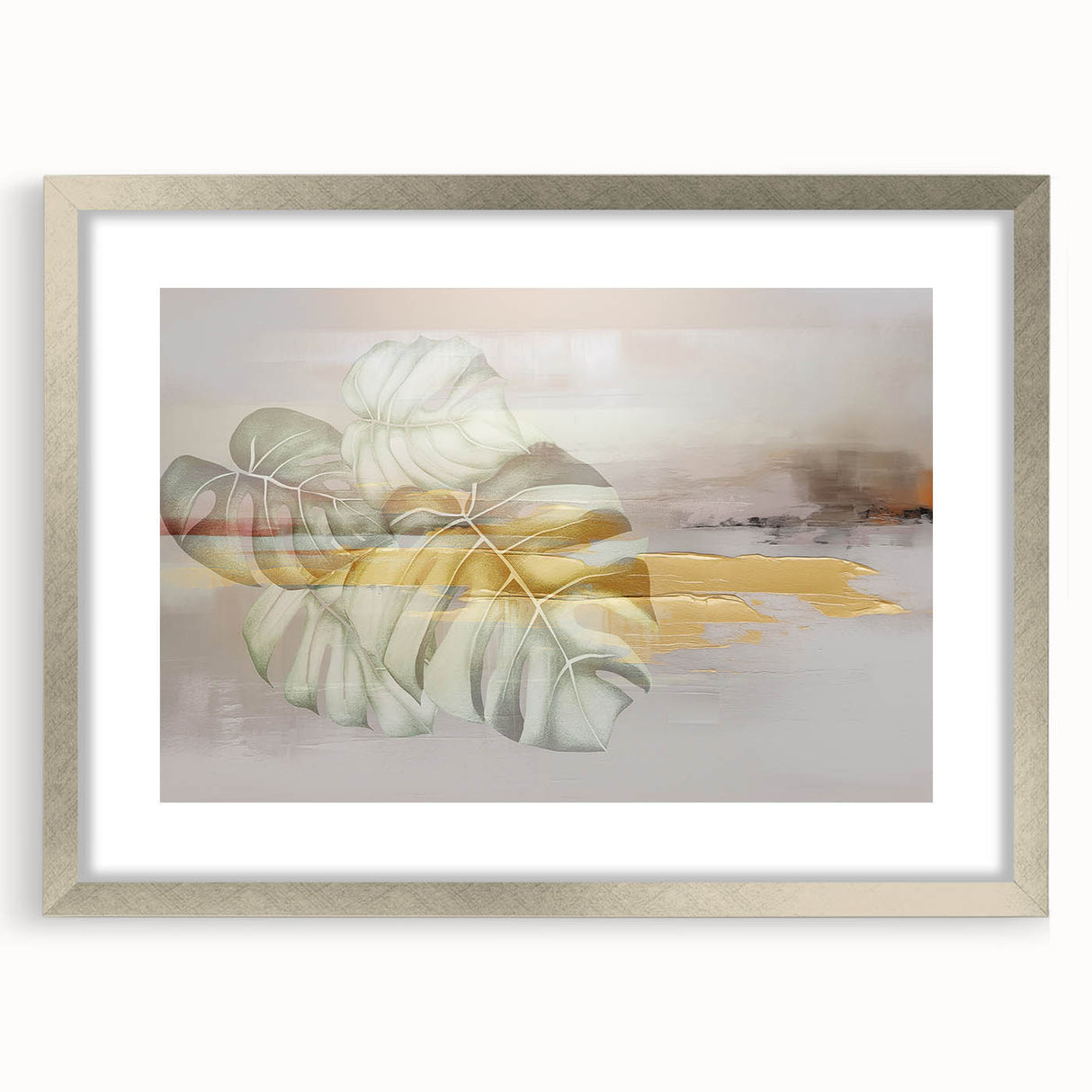 Abstract wall art canvas print showcasing vibrant blue and orange swirls and geometric shapes, ideal for modern home decor and artistic expression.