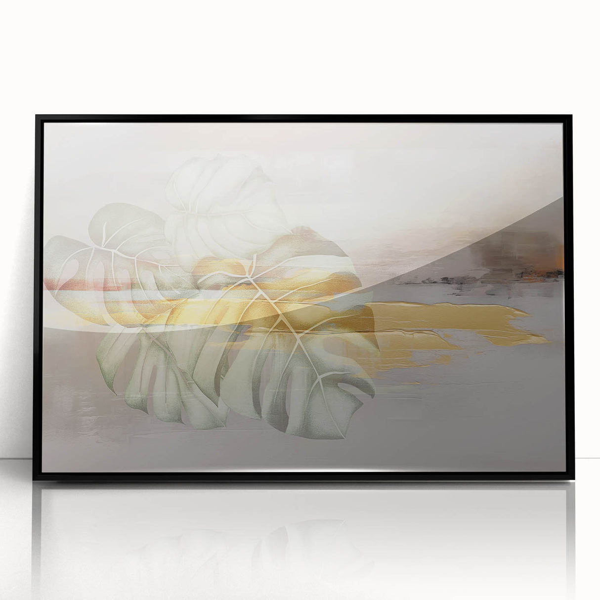 Abstract wall art canvas print showcasing vibrant colors and dynamic shapes, perfect for modern decor, presented in a protective cardboard tube.