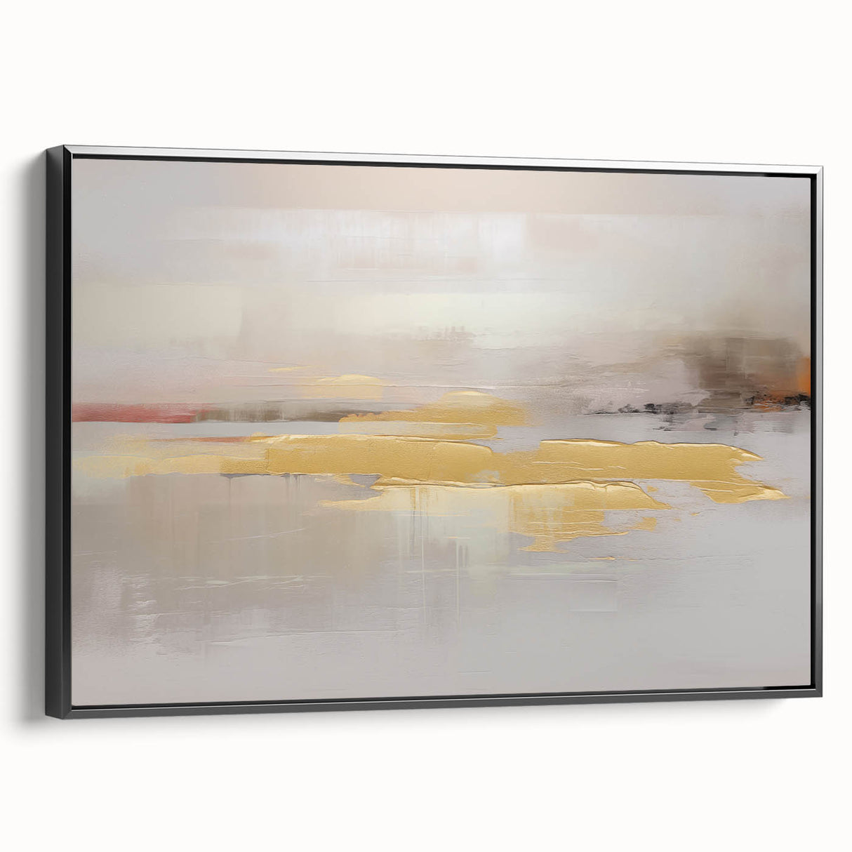 Abstract wall art canvas print showcasing vibrant colors and fluid shapes, perfect for modern decor, enhancing any living space ambiance.