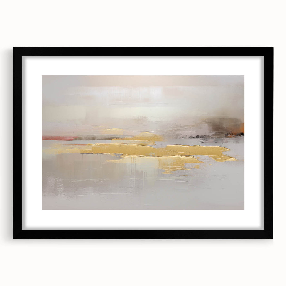 Colorful abstract wall art print showcasing vibrant blue and orange swirls, perfect for modern home decor or creative spaces.