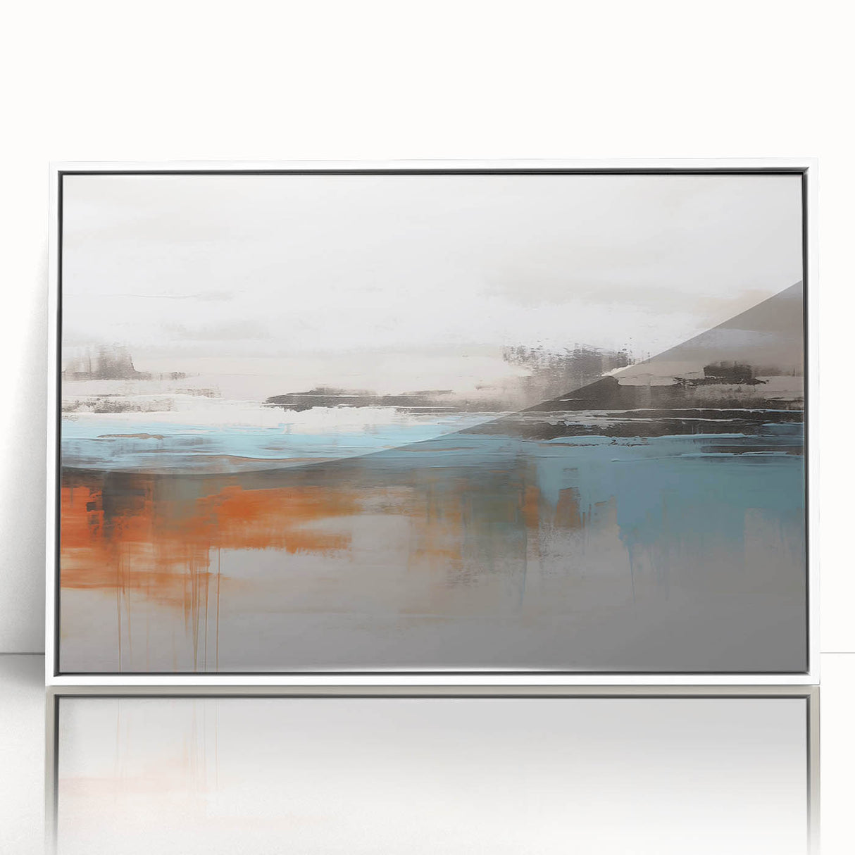 Colorful abstract wall art canvas print showcasing vibrant geometric patterns and textures, ideal for modern home decor and artistic interior styling.