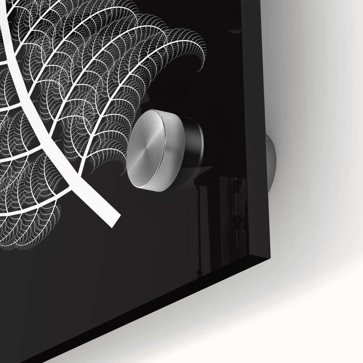 Close-up of a vibrant acrylic glass surface showcasing intricate patterns and reflections, ideal for modern art displays and home decor accents. The luminous colors and smooth texture highlight the artistic craftsmanship, enhancing any interior setting.