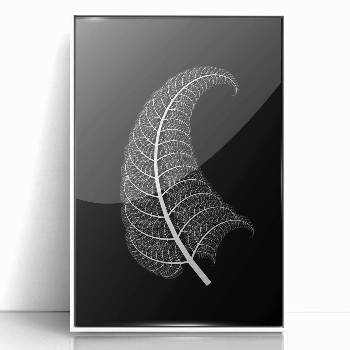 Framed acrylic artwork showcasing a serene mountain landscape with vibrant colors, ideal for modern home decor, enhancing any interior space with natural beauty.