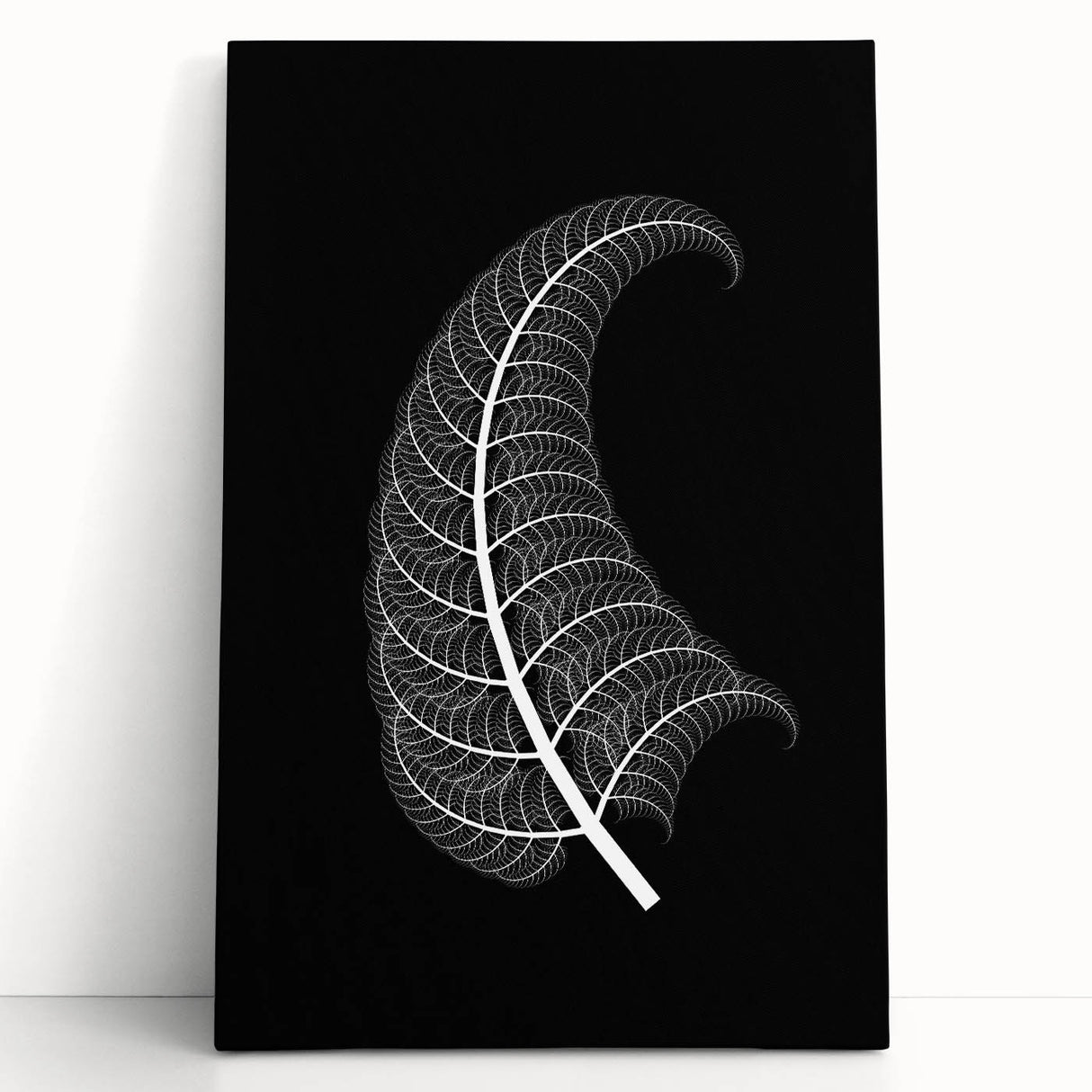 Stretched canvas artwork depicting a vibrant abstract design with bold colors, leaning against a textured wall, ideal for modern home decor and art enthusiasts.