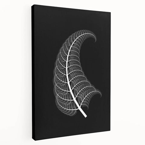 Stretched canvas artwork showcasing a vibrant abstract design in rich colors, displayed in a side view, perfect for modern home decor and art enthusiasts.