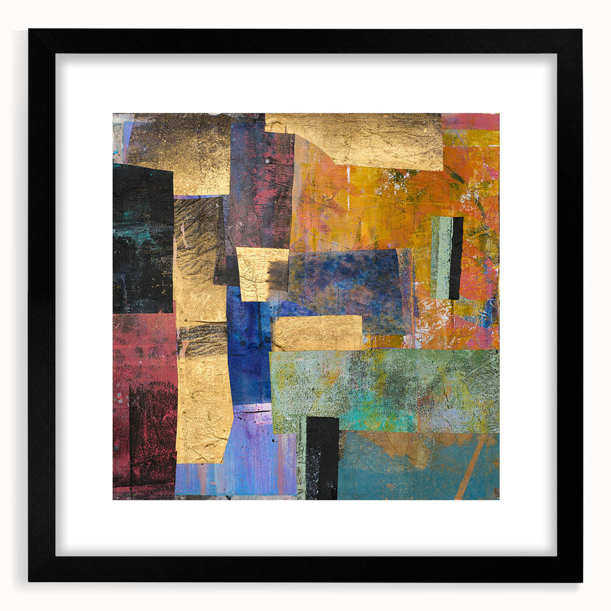 Colorfield Gold – Neutral Abstract Prints from Earthen Harmony Series