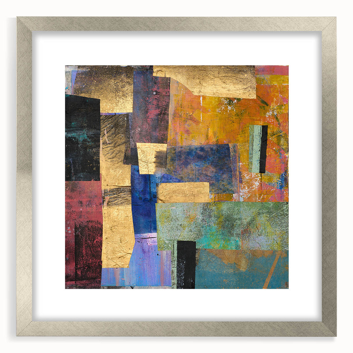 Colorfield Gold – Neutral Abstract Prints from Earthen Harmony Series
