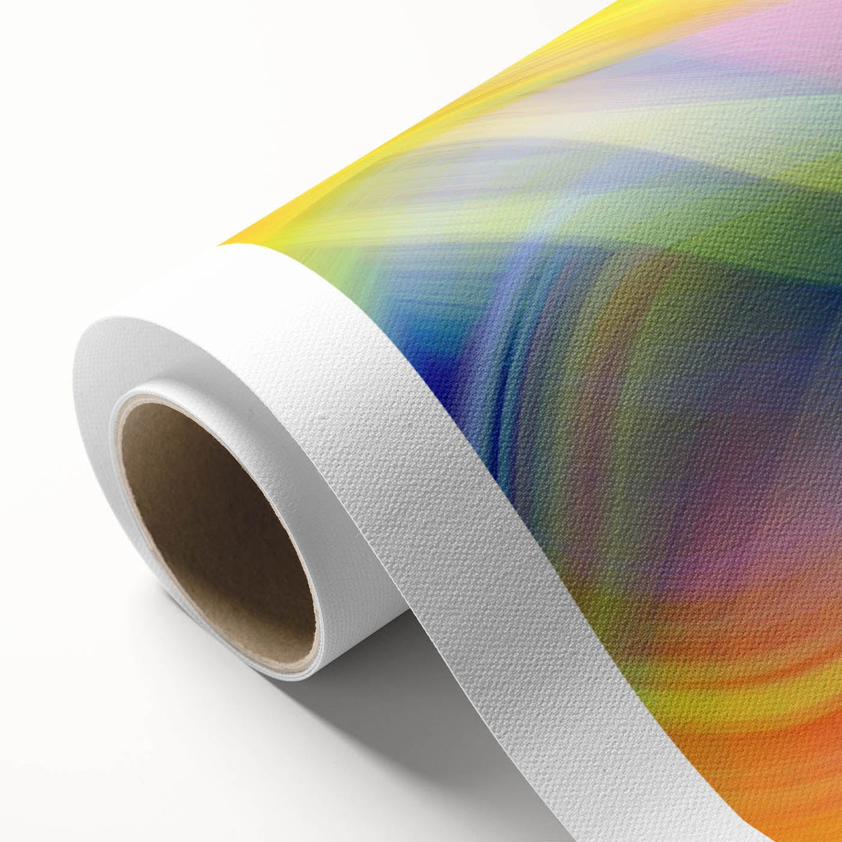 Fluid Abstract Art Collection in Rainbow Tones - Fluid Art Paintings for Walls