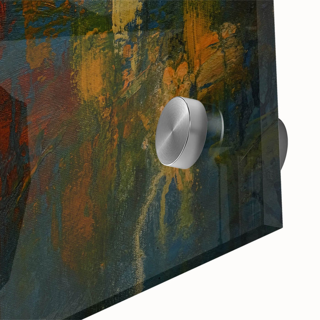 Moody Modern Wall Art – Abstract Expressionist Painting in Bold Hues