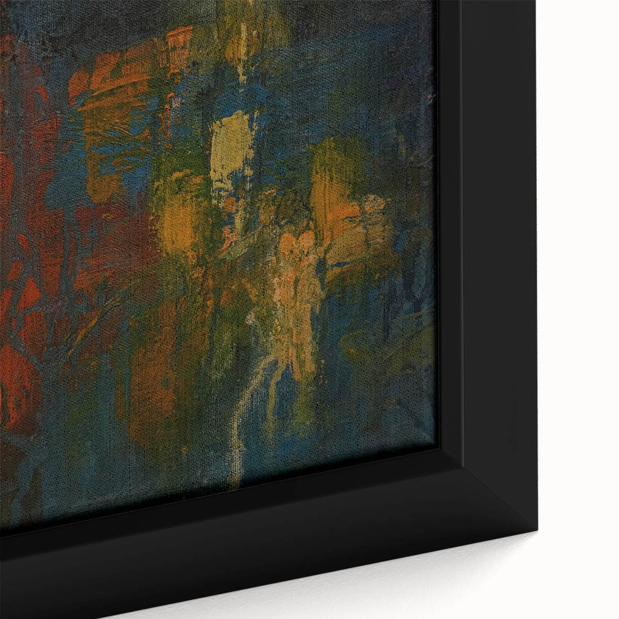 Moody Modern Wall Art – Abstract Expressionist Painting in Bold Hues