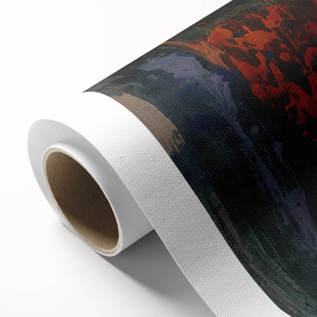 Moody Modern Wall Art – Abstract Expressionist Painting in Bold Hues