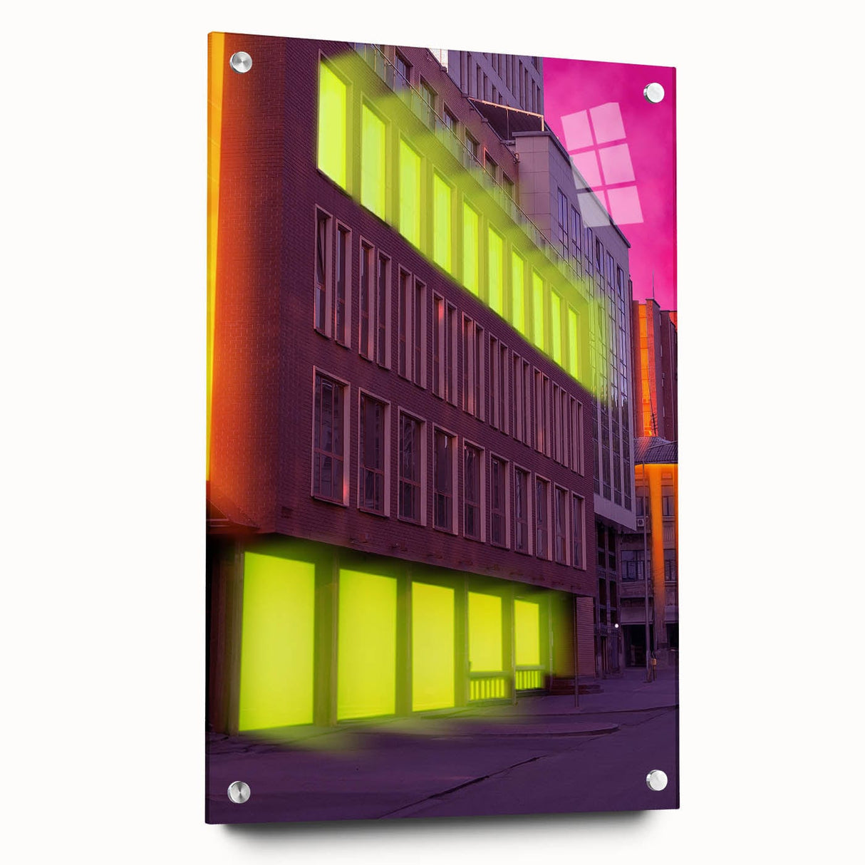 Cityscape photography prints – Vibrant modern urban wall decor