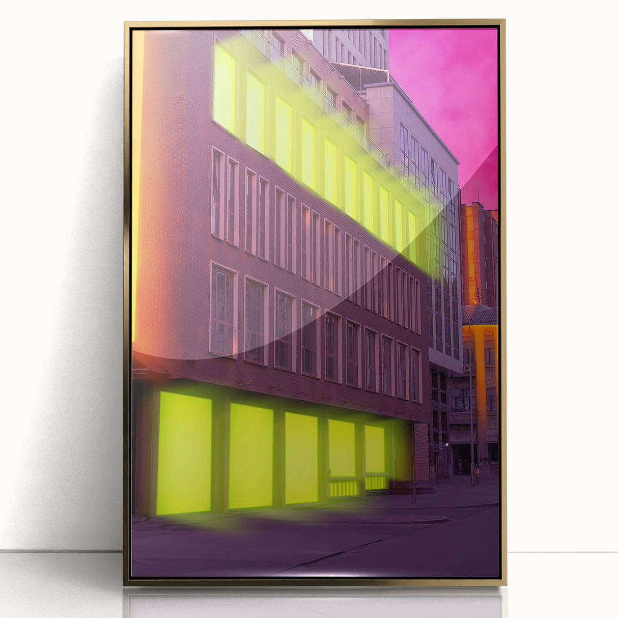 Cityscape photography prints – Vibrant modern urban wall decor