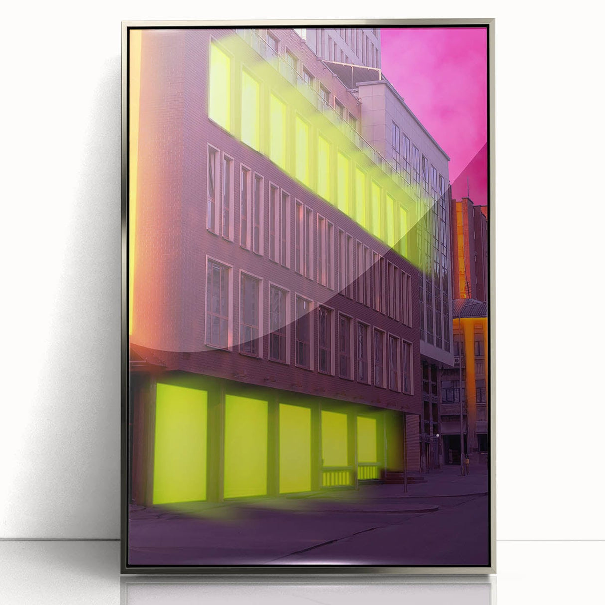 Cityscape photography prints – Vibrant modern urban wall decor