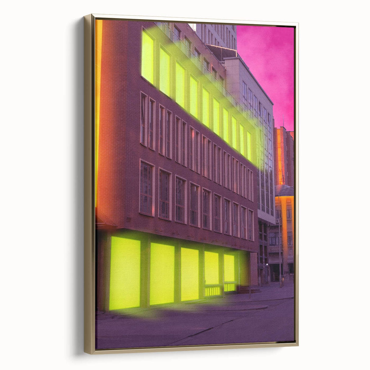 Cityscape photography prints – Vibrant modern urban wall decor