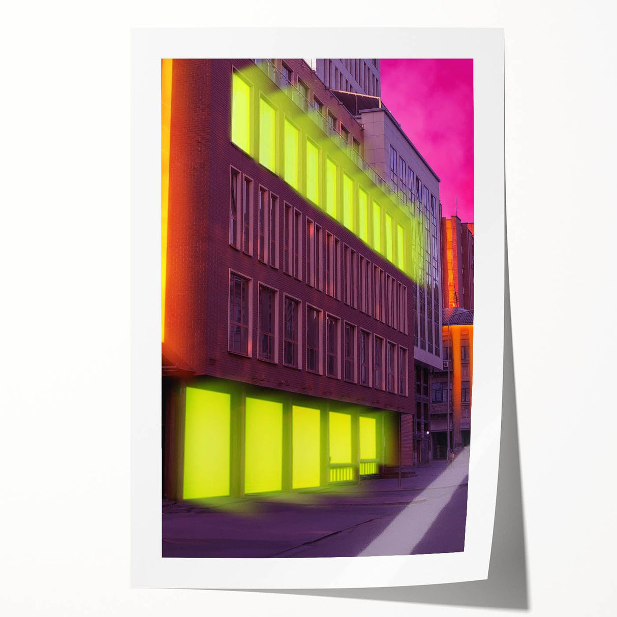 Cityscape photography prints – Vibrant modern urban wall decor
