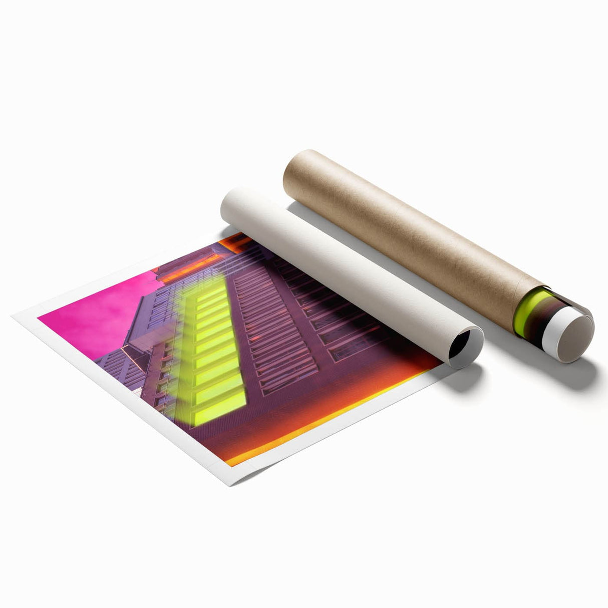 Cityscape photography prints – Vibrant modern urban wall decor