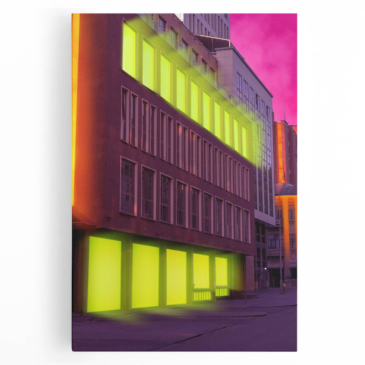 Cityscape photography prints – Vibrant modern urban wall decor